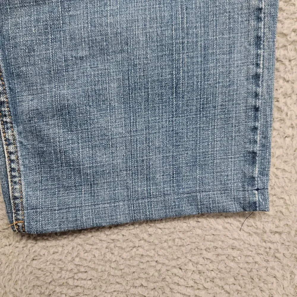 Levis Jeans Mens 38x29* Blue Denim 559 Relaxed Straight Leg Baggy Y2K Distressed